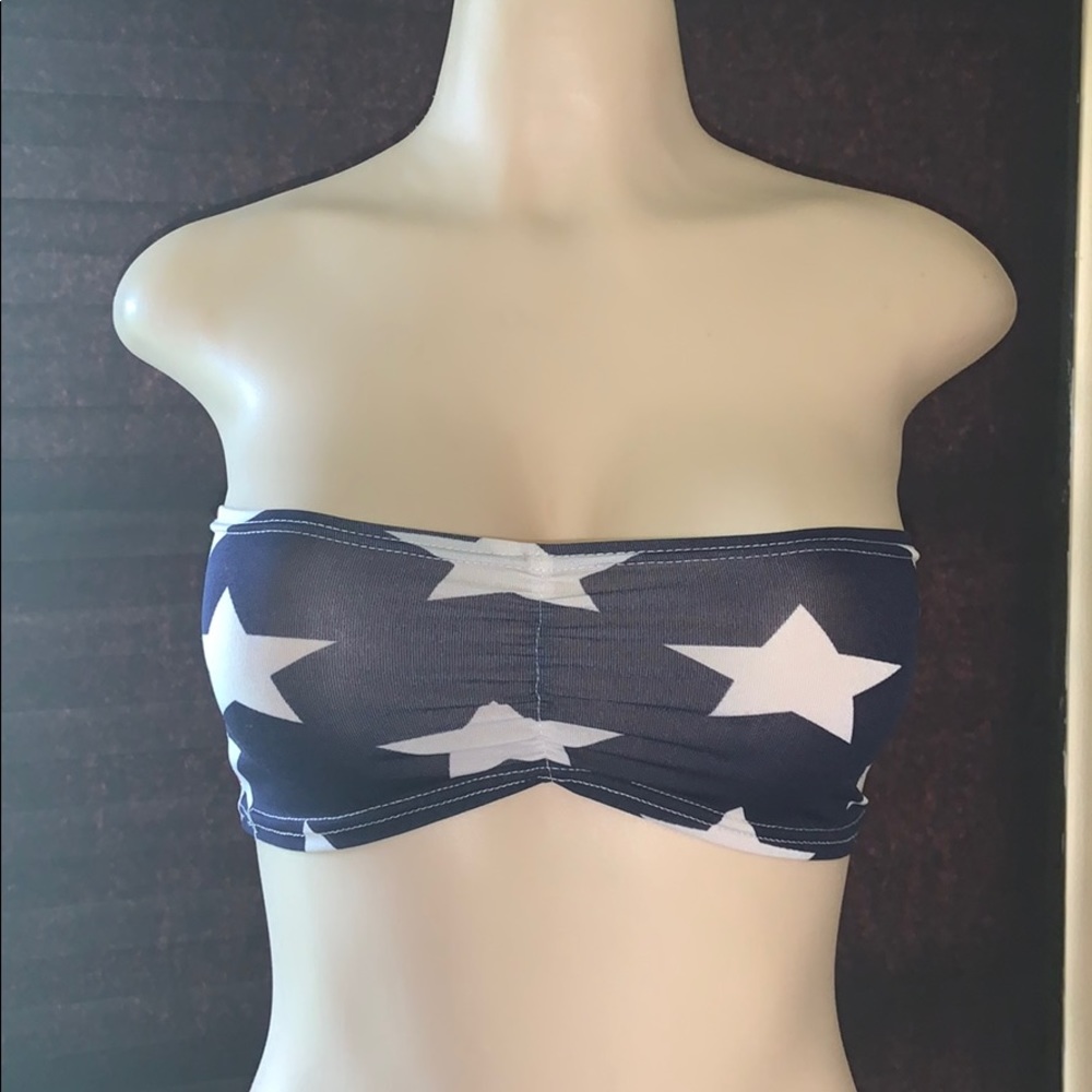 [FINAL PRICE] 🍃 red white blue Patriotic tube top - Picture 7 of 11